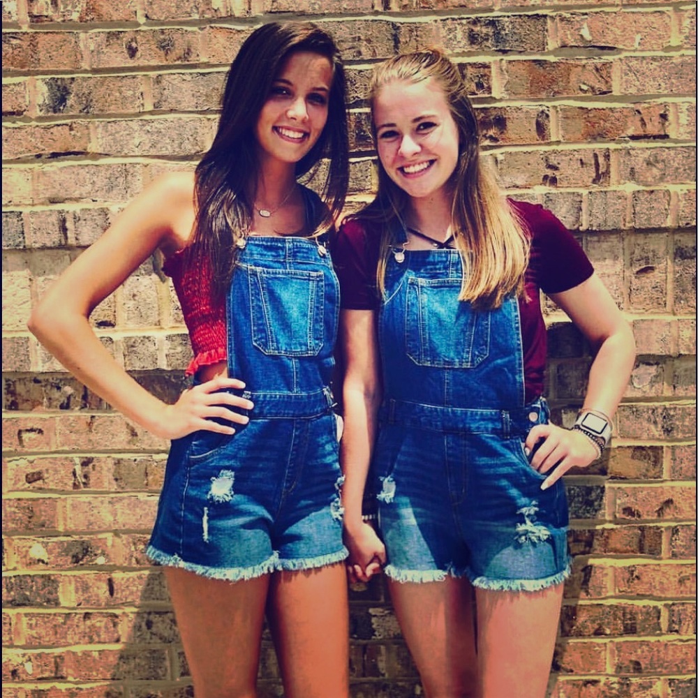 Denim Short Overalls